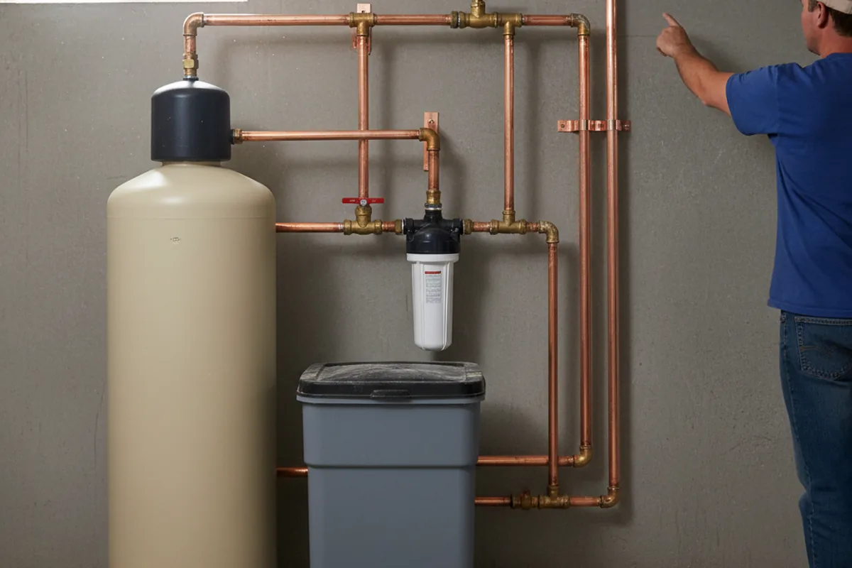 Whole-house water treatment system installed in Modena